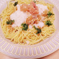 hitomi♪＊'s cooksnap of when they made 簡単大根おろしと一緒に食べるたらこパスタ.