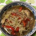 クック6YDVMR☆'s cooksnap of when they made 豚こま☆もやしあんかけ丼.