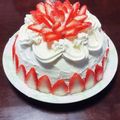 ナリボー's cooksnap of when they made 簡単！可愛い！いちごのドームケーキ.