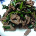 まるかば's cooksnap of when they made 牛肉とにらの生姜焼き.