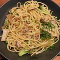 可愛すぎるうさぎ's cooksnap of when they made 『きのこと豚ひき肉』めちゃうま和風パスタ.