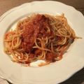 Yokchina's cooksnap of when they made イタリア人直伝こだわりのアマトリチャーナ.