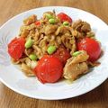 やなぎだまこ's cooksnap of when they made ＊トマトと豚肉のスパイシーカレー炒め＊.