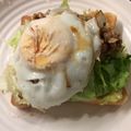 ベティ３'s cooksnap of when they made 売れる！レタス納豆目玉焼きトースト！.