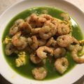 匡史さん's cooksnap of when they made エビのバジル炒め（下にスクランブル風卵）.