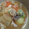 クック6DDPP8☆'s cooksnap of when they made 我が家の味☆生姜たっぷり豚汁♬.