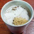 まやしゅうまま's cooksnap of when they made 黒豆きなこラテ～黒豆の煮汁で！.