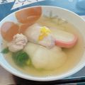 rekore's cooksnap of when they made ぶりとかつお菜で伝統の博多雑煮.