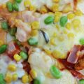 のりのり３'s cooksnap of when they made おもちアレンジ♪簡単もちもちピザ☆.