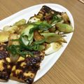Sac’HiNa's cooksnap of when they made 焼き豆腐のねぎバルサミコソース♪.