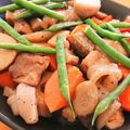ribeka's cooksnap of when they made フライパンで筑前煮お花見お正月お食い初め.