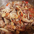 akiyuママ's cooksnap of when they made 簡単！ごぼうと牛すじ肉のしぐれ煮.