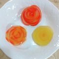 ＊＊ラテ＊＊'s cooksnap of when they made リンゴコンポート薔薇.