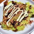 クックY08S17☆'s cooksnap of when they made 粉不要！大和芋のお好み焼き.