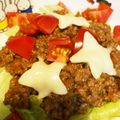 かさん's cooksnap of when they made 話題入り！簡単子供も大好きタコライス☆.