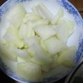 もりのりころ's cooksnap of when they made 上品だけど、簡単な大根のお漬け物.