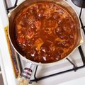 おつまきさん's cooksnap of when they made 肉団子のピリ辛トマトソース煮込み.
