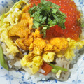 ｎ．ｄｅｍｉ's cooksnap of when they made ☺おせちをリメイク☆お煮しめちらし寿司☺.