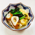 あっこ姉's cooksnap of when they made 薄揚げとほうれん草とちくわの煮物.