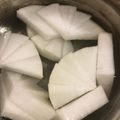 きょうももぐもぐ's cooksnap of when they made お節に!! 末広がり、大根の飾り切り!.