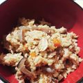 浜しょー's cooksnap of when they made ＊筑前煮リメイク！かしわ飯＊.