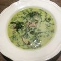 Yokchina's cooksnap of when they made きのことホウレン草のクリームスープ.