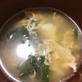 クックTLB4XI☆'s cooksnap of when they made 春菊と卵のスープ.
