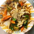 beroneete's cooksnap of when they made 鶏挽肉と大根のオイスターケチャップ炒め.