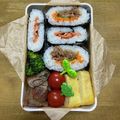 ゆいランラン's cooksnap of when they made お弁当に入れやすい☆おにぎらず.