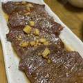 ゆいランラン's cooksnap of when they made 桃屋きざみにんにく簡単和風ステーキソース.