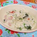 hanemakoo's cooksnap of when they made 残りご飯で超簡単ミルククリームリゾット.