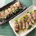 FGO☆'s cooksnap of when they made 豆苗と大根の豚巻き。ポン酢ずぶずぶで。.