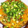 ７０４'s cooksnap of when they made 豆腐とひじきのレンジ蒸し♪生姜甘酢あん.