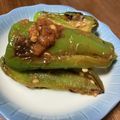 わんあみ's cooksnap of when they made 生姜酢醤油でピーマンの焼きびたし.