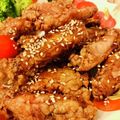 ainuinu's cooksnap of when they made 名古屋風手羽中甘辛からあげ.
