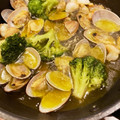 パッシーユ's cooksnap of when they made あさりとエビの簡単アヒージョ.
