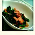 Ｅ－１０'s cooksnap of when they made 簡単ホウレン草とベーコンの炒め物♬.
