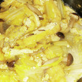 ブランシュkuu's cooksnap of when they made 母の味☆白菜と油揚げの卵とじ.