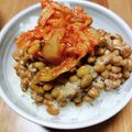 SUNMOONMOM's cooksnap of when they made 絶対ハマる！キムチ酢納豆ご飯.