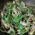 だぁしま's cooksnap of when they made 茄子ピーマン玉ねぎと豚肉のポン酢炒め.