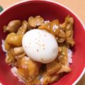 夕飯は６時です's cooksnap of when they made 焼き鳥丼。~温泉たまごのせ~.