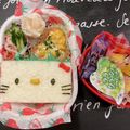 くみじま's cooksnap of when they made 簡単キャラ弁＊キティちゃん♡サンドイッチ.