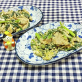 みかかめ's cooksnap of when they made 簡単☆春菊と豚肉の卵とじ.
