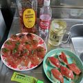 ebipeco's cooksnap of when they made 安い（残った）マグロでづけ握り.
