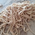 Kayadehutt's cooksnap of when they made 材料３つ！案外 簡単 本格 手打ちうどん.