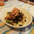 ふみシオン's cooksnap of when they made 暑い日の冷たい一品♬簡単なすのそうめん風.