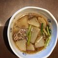leoma's cooksnap of when they made かぶのひき肉そぼろ煮.
