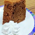 kokakokko's cooksnap of when they made HMで簡単☆チョコレートシフォンケーキ.