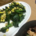 Sac’HiNa's cooksnap of when they made 【楽めし】ほうれん草コーン.