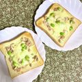 ふたごゆき's cooksnap of when they made ★枝豆deツナマヨ☆★トースト♪.